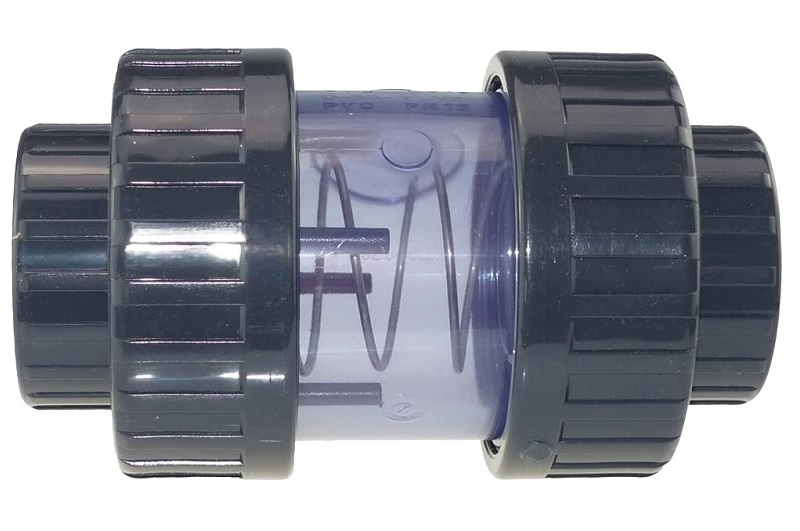 PVC Rückschlagventil Transparent | 40mm (1 1/4 Zoll)